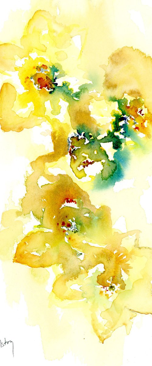 A Spray of Daffodils by Alex Tolstoy