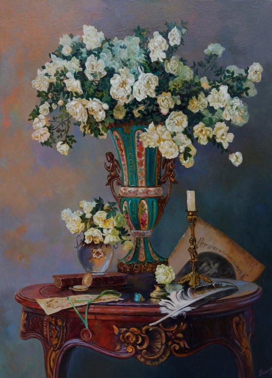 White roses