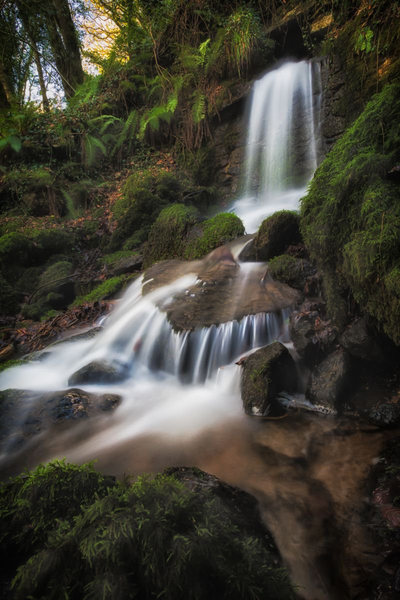 Photorealistic Photograph , Luxulyan Valley Waterfall By Paul Nash, 16 X 24, Artwork For Sale On Artfinder