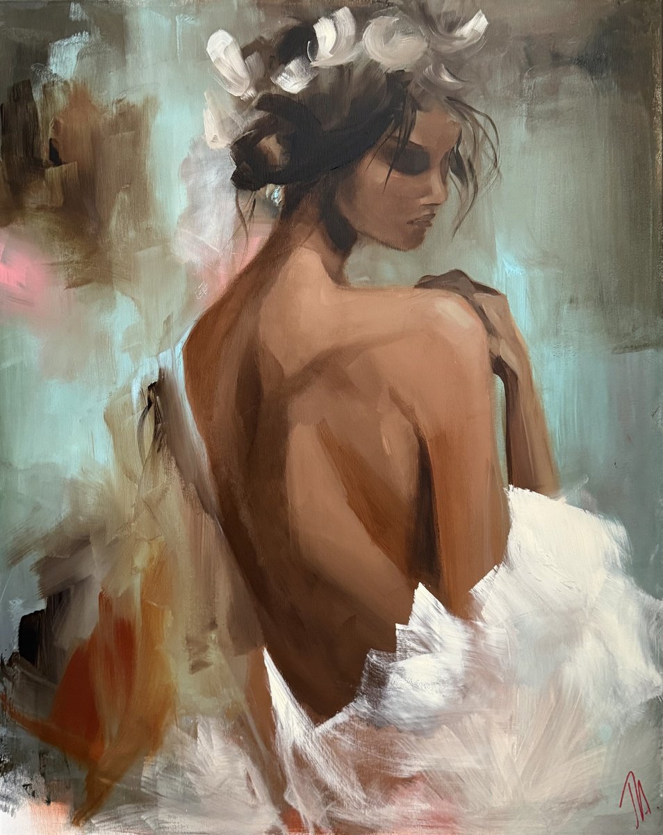 Bloom In White By Tamara Andjus, 31 X 39, Artwork For Sale On Artfinder