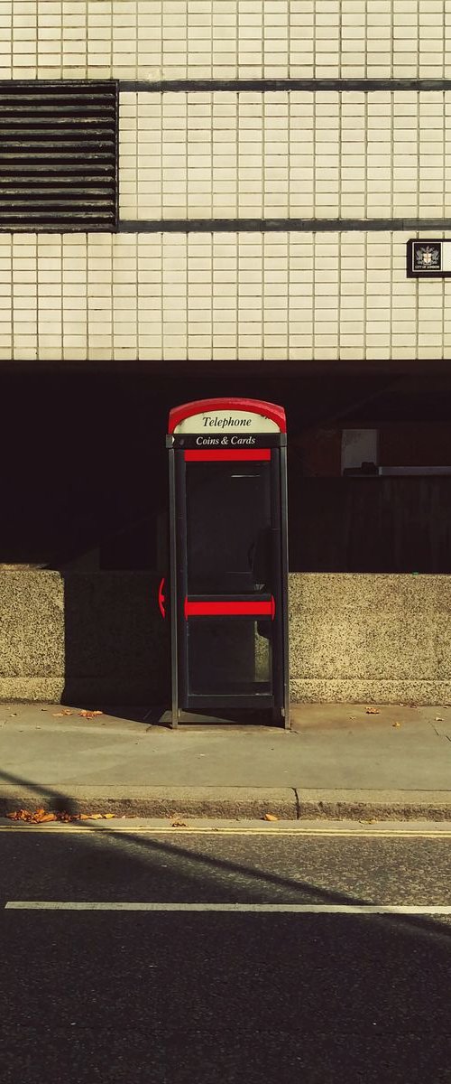 The Phonebooth, 16x16 Inches, C-Type, Unframed by Amadeus Long
