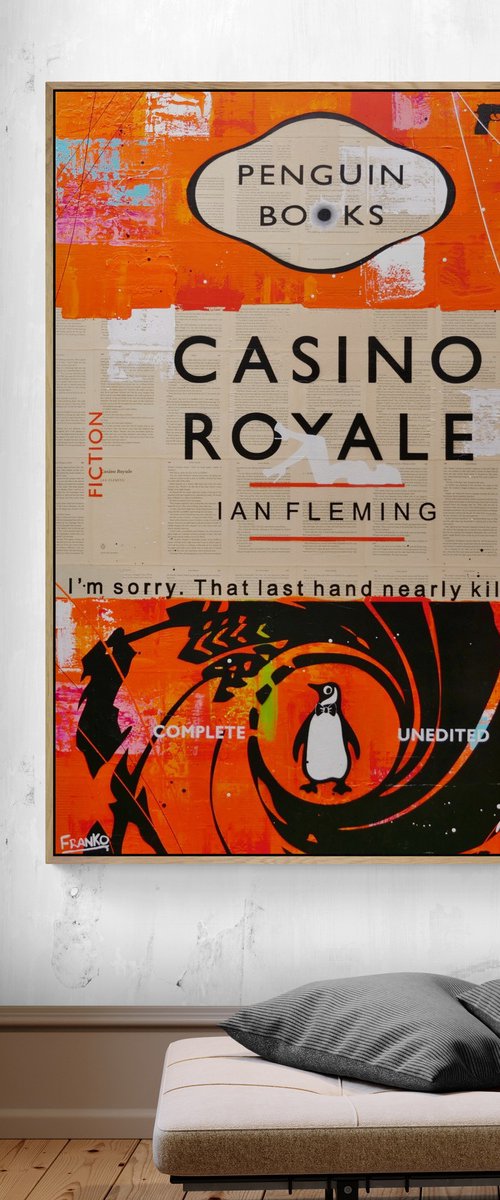 Royale 140cm x 100cm Textured Book Page Urban Pop Art by Franko