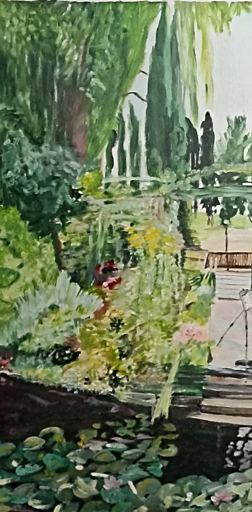 In the garden by Isabelle Lucas