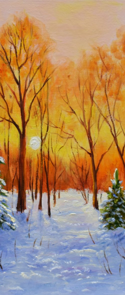 Winter Sunrise by Yulia Nikonova