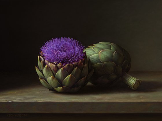 Artichoke in Bloom