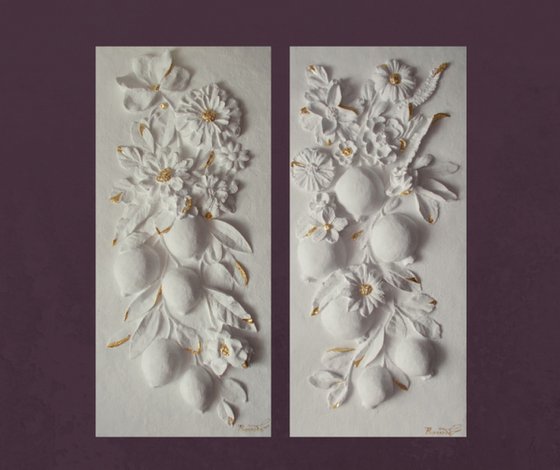 "Flowers and fruits"