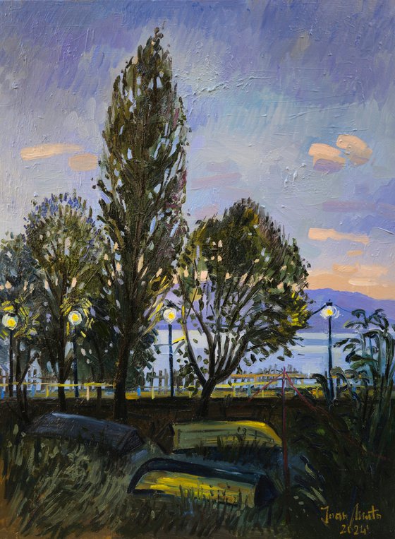 "Evening by the lake"