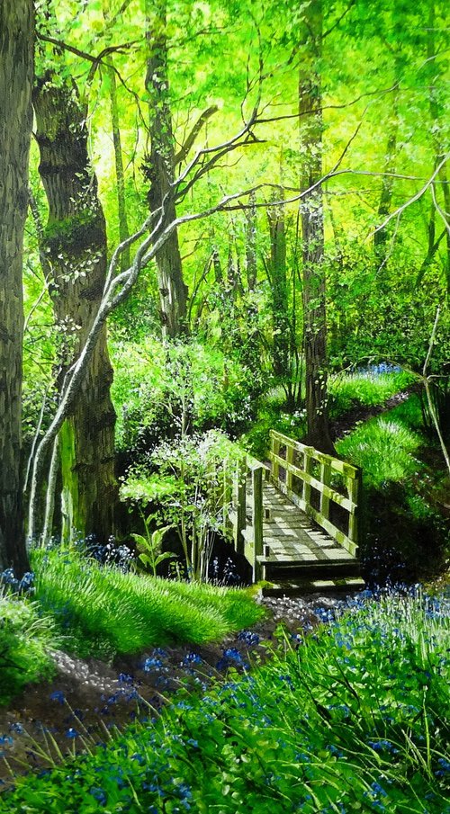 Deep in the Woodland Green by Paula Oakley