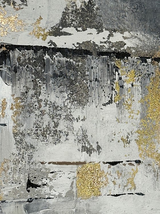 Golden Horizons: Fractured Light Diptych