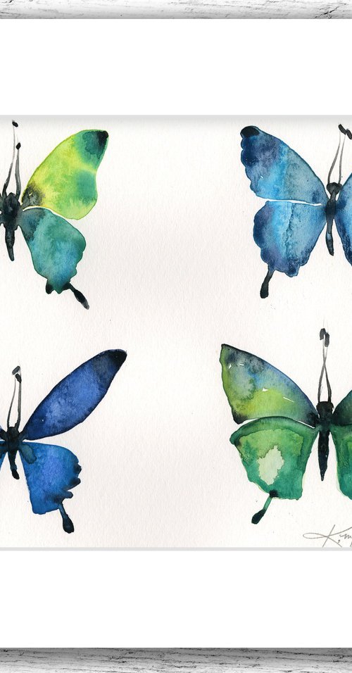 Four Butterflies 4 by Kathy Morton Stanion