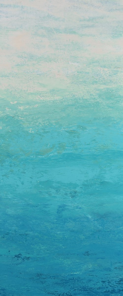 Sea to Sky - Modern Abstract Expressionist Seascape by Suzanne Vaughan