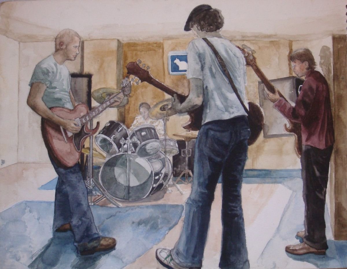 Band Rehearsal by Francesca Learmount at Cicca-Art