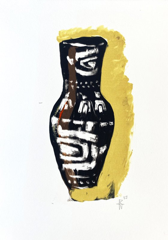 Sparrow Vase (Yellow)