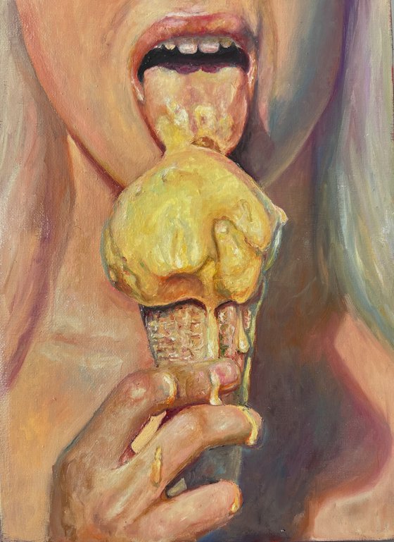 Mango ice cream
