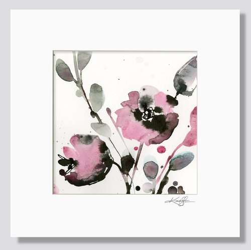 Floral Joy 4 - Flower Painting by Kathy Morton Stanion by Kathy Morton Stanion
