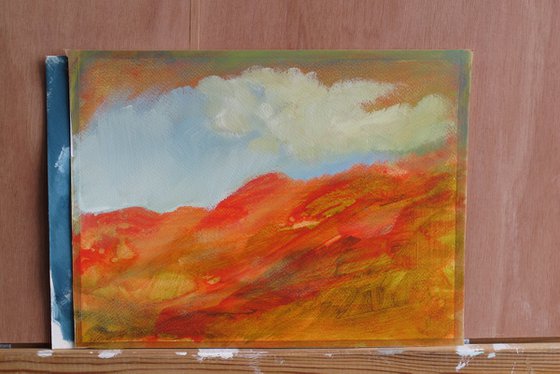 "The red mountain" - Landscape