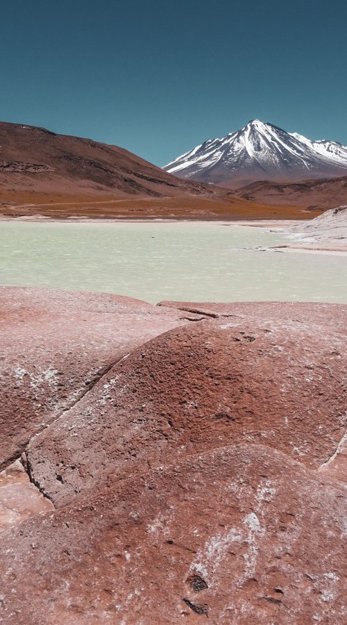 Salar de Talar and Miniques Volcano , Chile 29th October 2015  Limited Edition Giclée Print by Anna Bush