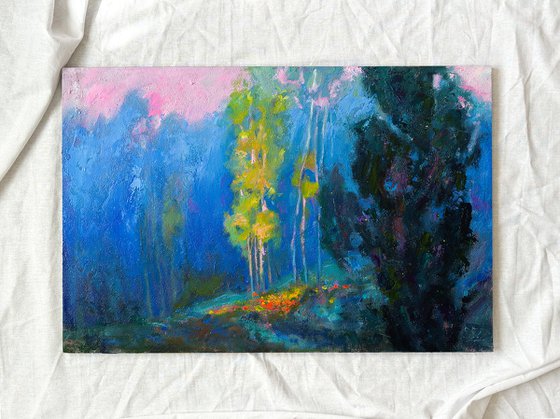 Morning in the Autumn Forest