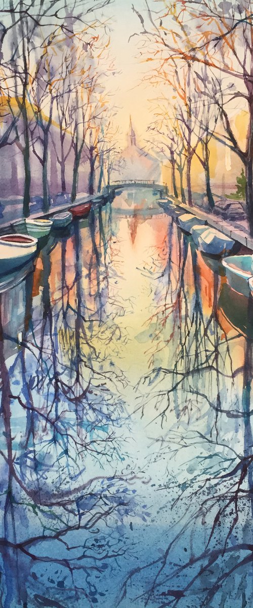 Amsterdam landscape by Natalia Veyner