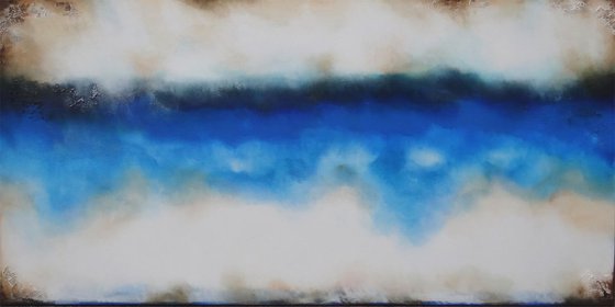 raw blue (140 x 70 cm)