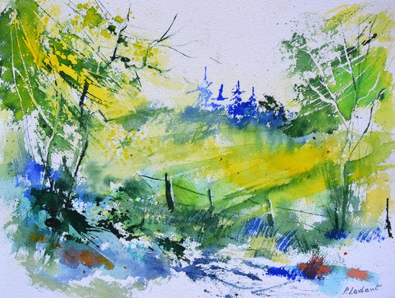 Light ina clearance-watercolor