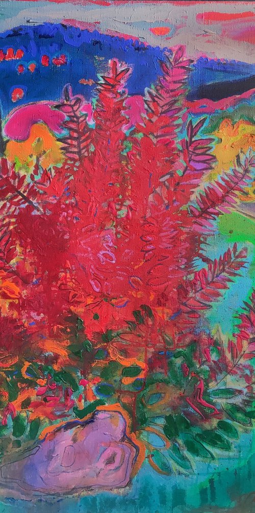 Red Heather by Pavlo Makedonskyi