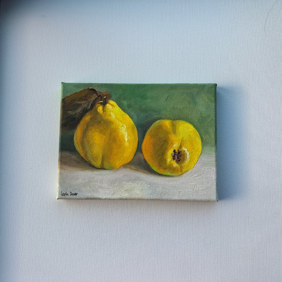 Quince fruit still life