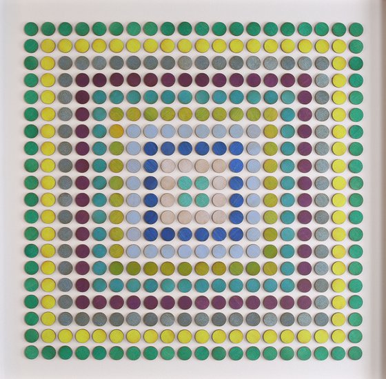 Concentric Squares Green