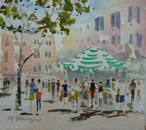 Venetian Market by Maire Flanagan
