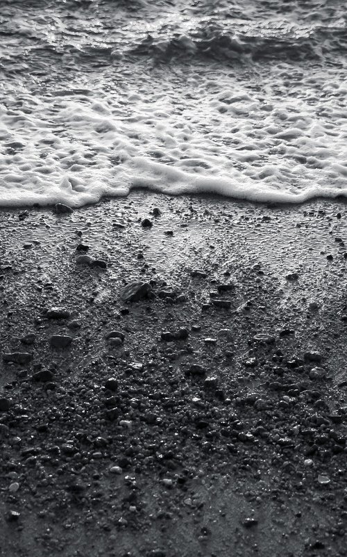 Morning Tide (black & white) by Emily Kent