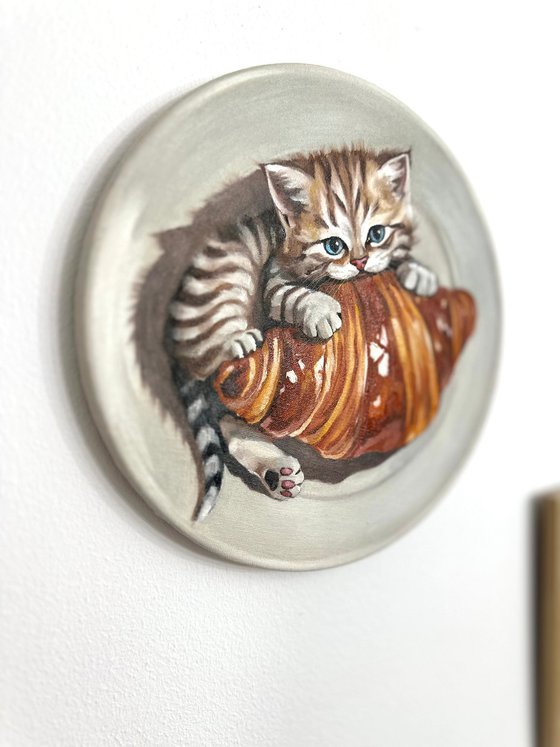 On a Croissant Plate