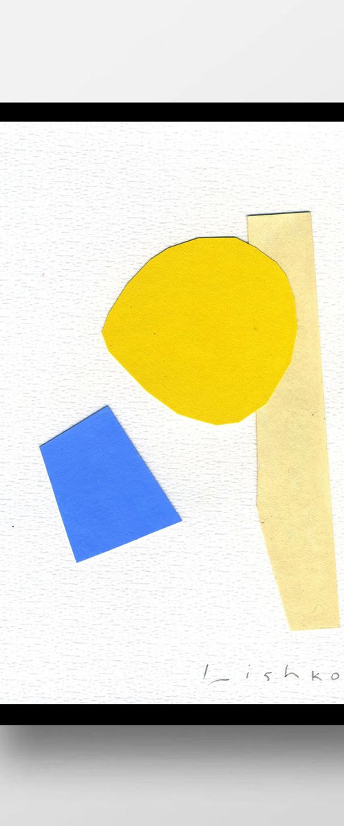 Untitled 21*15 cm / 8,26*5,90 inch / Collage by V. Lishko