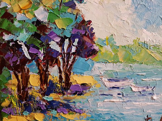 By the lake 20*20 cm