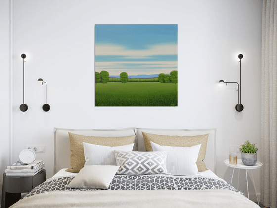 Green Meadow - Blue Sky