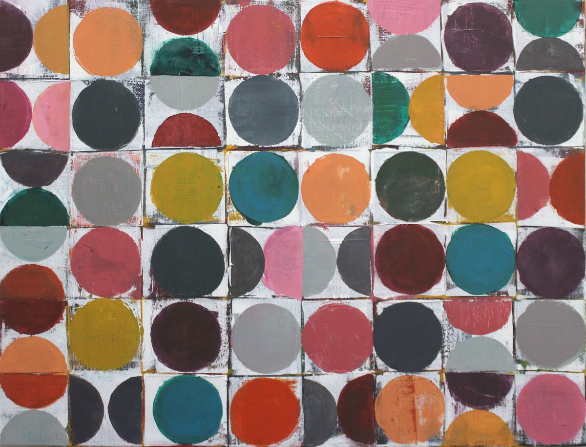 Vintage Spheres No 4 By Andrew Watt, 39 X 30, Artwork For Sale On Artfinder
