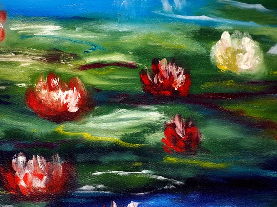 Monet Garden Water Lilies