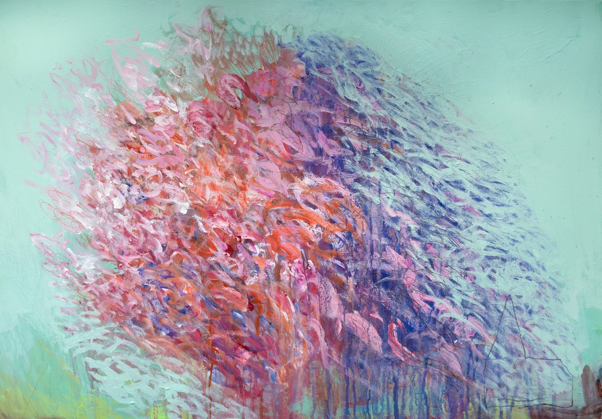  Camellia 2 By Elizabeth Anne Fox, 33 X 23, Artwork For Sale On Artfinder