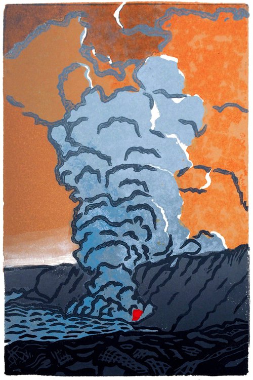 Lava Meets Sea by Francis Stanton