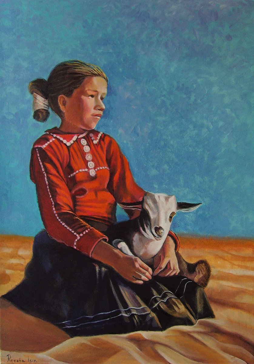 ARIZONA - 50 x 70cm Original Oil Painting by Reneta Isin