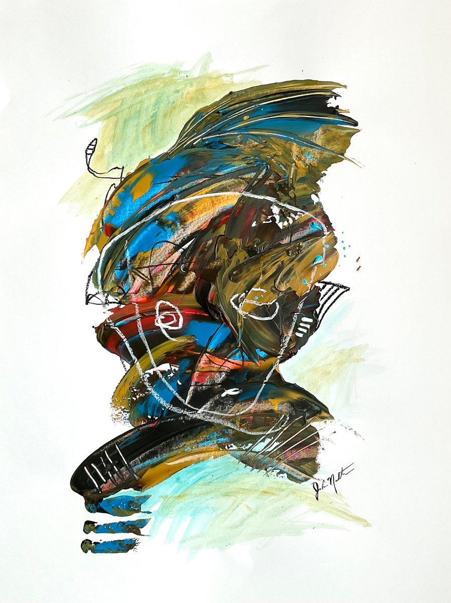 Knapsack - Title In Description By Jake Nordstrum, 18 X 24, Artwork For Sale On Artfinder