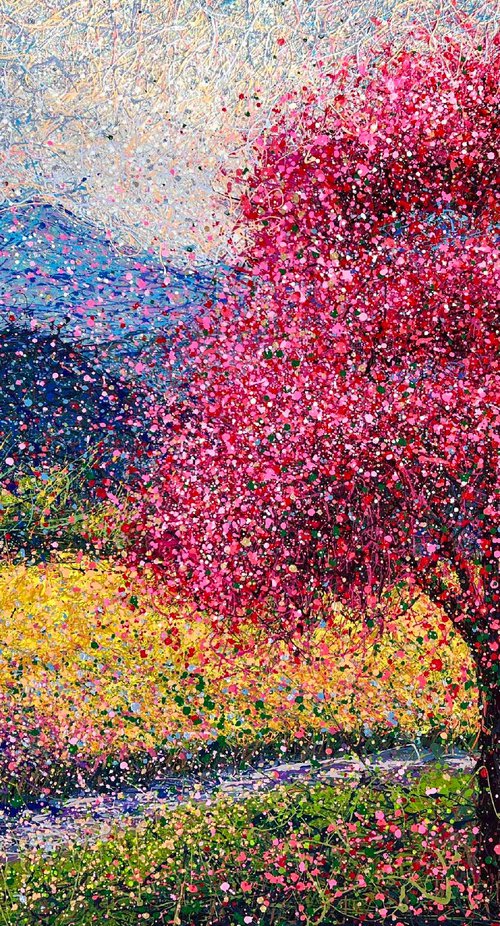 Happiness Scattered Along the Path by Nadiia Antoniuk