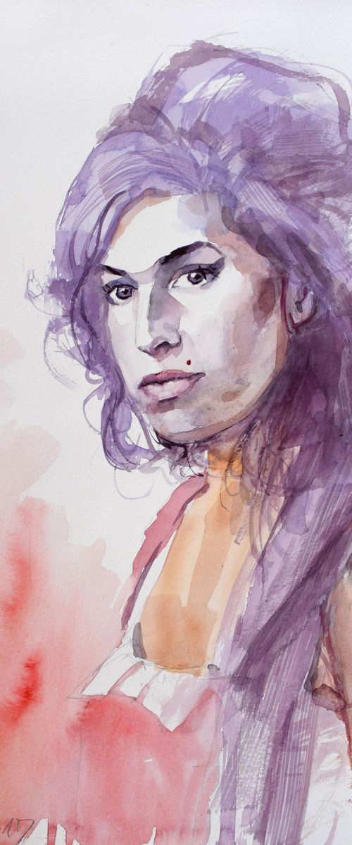 Amy,Amy,Amy!!! by Goran Žigolić Watercolors