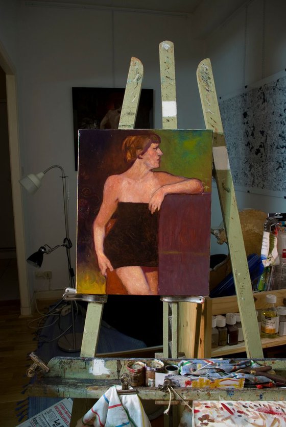 impressionist nude woman