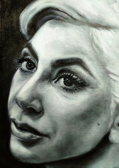 Portrait of "Lady Gaga" by Veronica Ciccarese