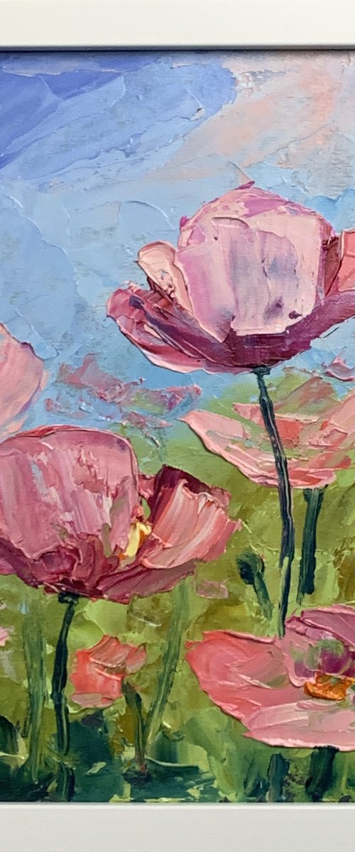 Poppies Pink Flowers. by Vita Schagen