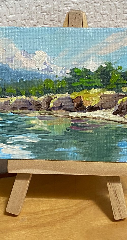 Whaler's Cove Miniature Landscape by Tatyana Fogarty