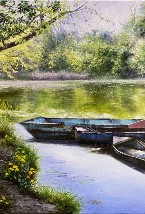 Peace in lake by Farzaneh Maddahi