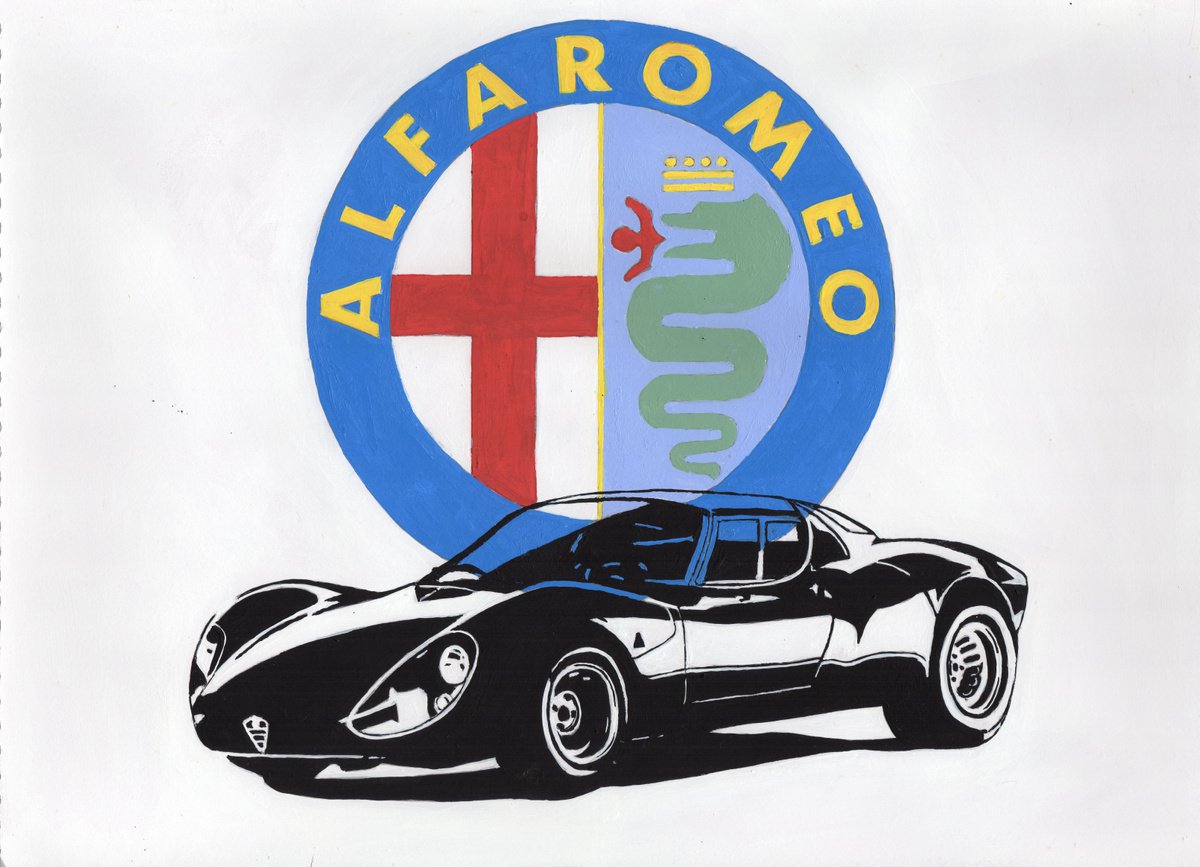 Alfa Romeo 33 Stradale by Paul Cockram