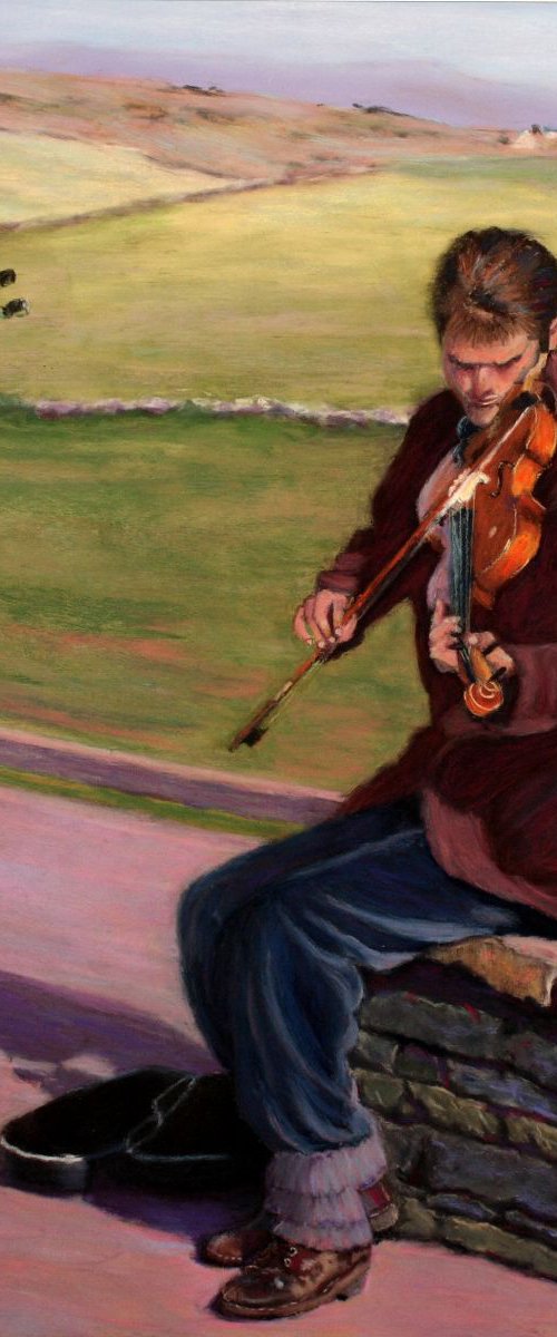 Irish Fiddler by Marion Derrett