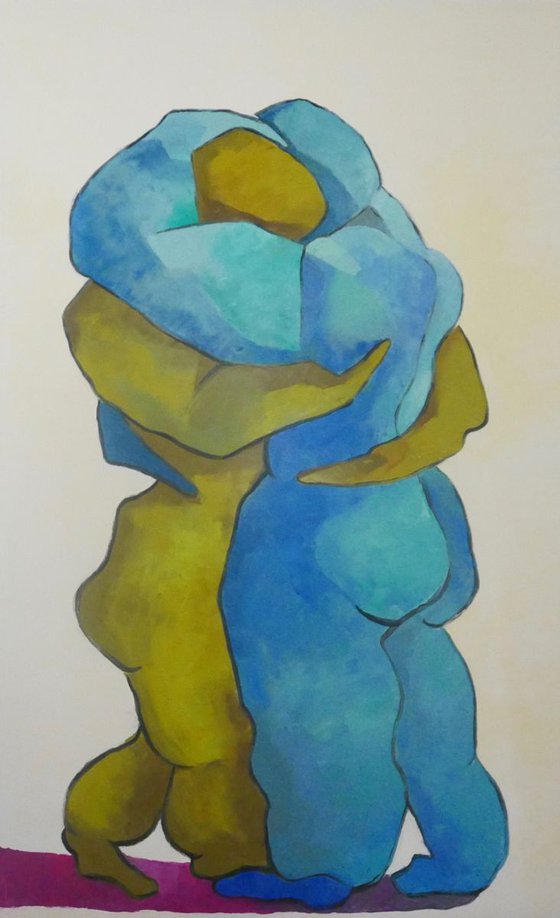 Lovers dancing